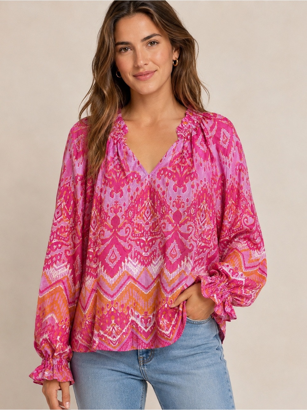 Hale Bob Boho Lilah Blouse